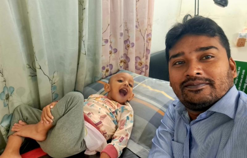 Child with cerebral palsy with Dr Masud